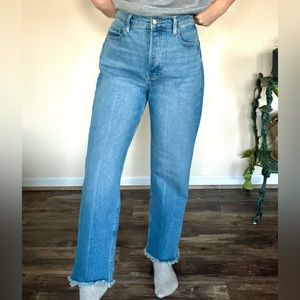 Old Navy Sky-Hi Straight Extra High Rise Jeans